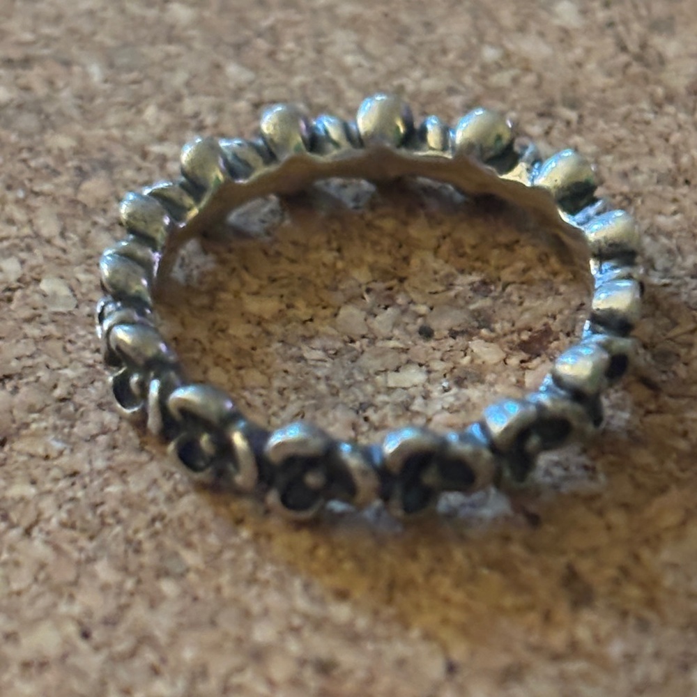 Pandora Wanda’s Garden Sterling Floral Band 7